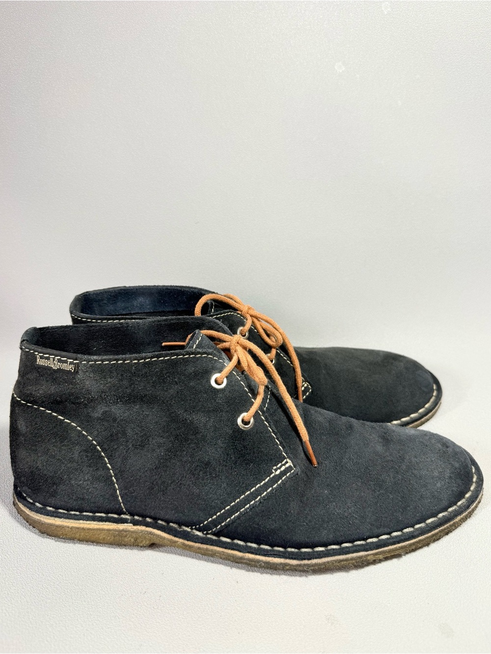 Russell & Bromley Men’s Navy Chukka Boots Handmade in England